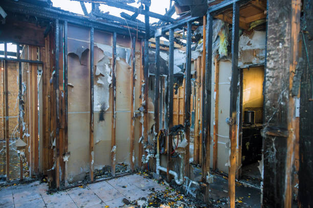 Professional Soot Cleanup technician working in Herington, KS